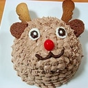 クリスマスにトナカイのケーキ♪